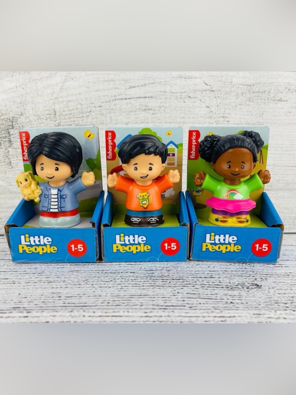 Fisher Price Little People Set of 3 Figures NEW